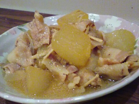 冬瓜と豚の味噌煮